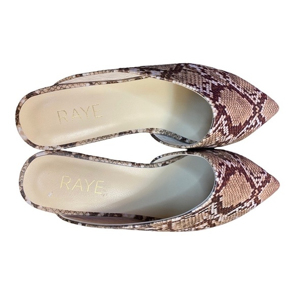 Raye d’Orsay Flat Snake Print Size 8 - Picture 5 of 8